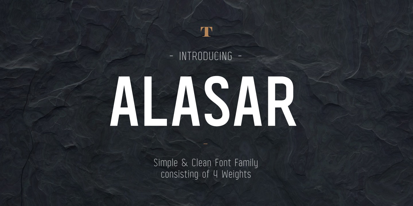 폰트 Alasar